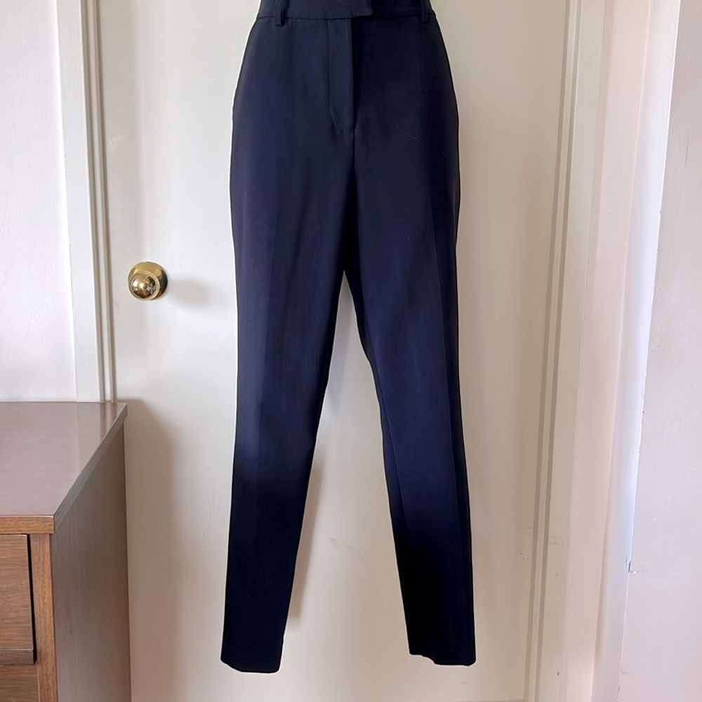💕Marciano Navy Scuba High Waist Trousers 6 EUC